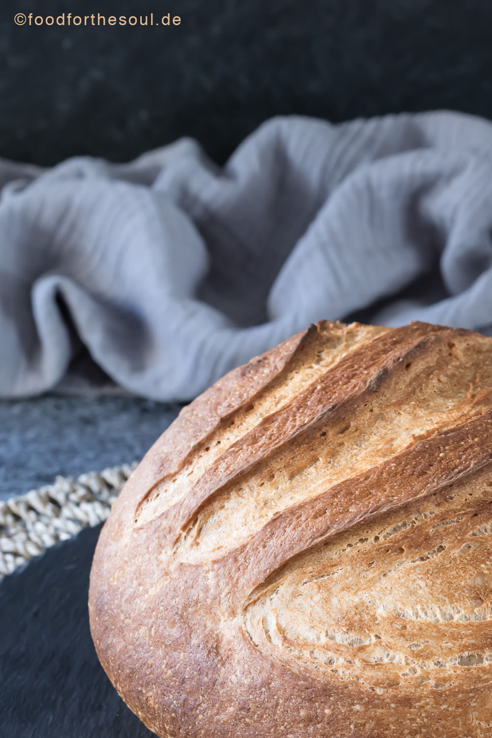 Friss dich dumm Brot backen ohne Topf food for the soul FDD Weizenmischbrot Mischbrot einfach schnell leicht