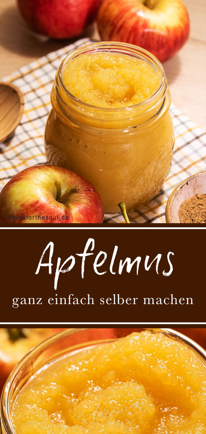 Apfelmus einfach selber machen - food for the soul