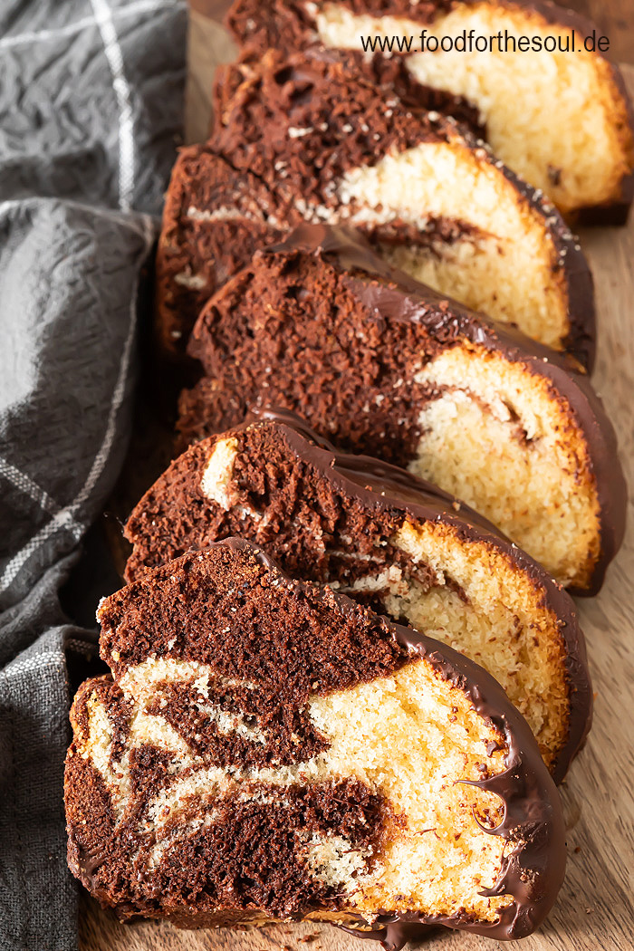 Saftiger Marmorkuchen - bestes Rezept für Marmor-Gugelhupf