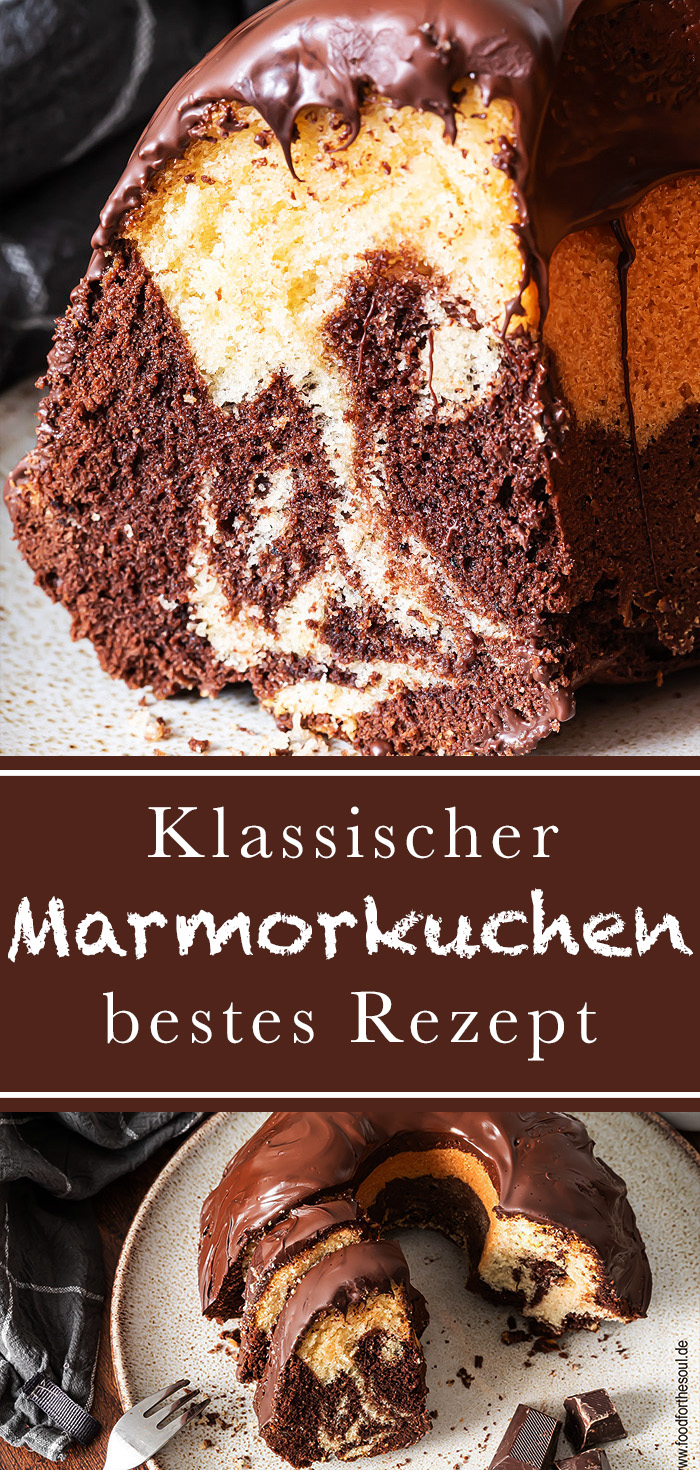 Saftiger Marmorkuchen - bestes Rezept für Marmor-Gugelhupf